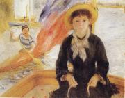 Pierre Renoir Girl in a Boat oil painting artist